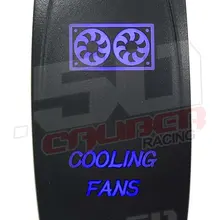 Синий с подсветкой кулисный переключатель вентилятор охлаждения вкл/выкл тумблер 20 Ампер Универсальный Морской UTV внедорожные переключатели