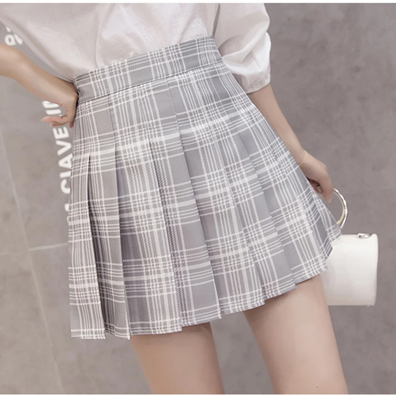 XS-3XL Women Skirt Preppy Style High Waist Chic Stitching Skirts Summer Student Pleated Skirt Women Cute Sweet Girls Dance Skirt XS-3XL Women Skirt Preppy Style High Waist Chic Stitching Skirts Summer Student Pleated Skirt Women Cute Sweet Girls Dance Skirt