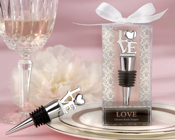 

Fast Delivery Free Shipping 100pcs/lot Wine Wedding Favors "Love" Chrome Bottle Stopper Wine Bottle Stopper Wine Stopper
