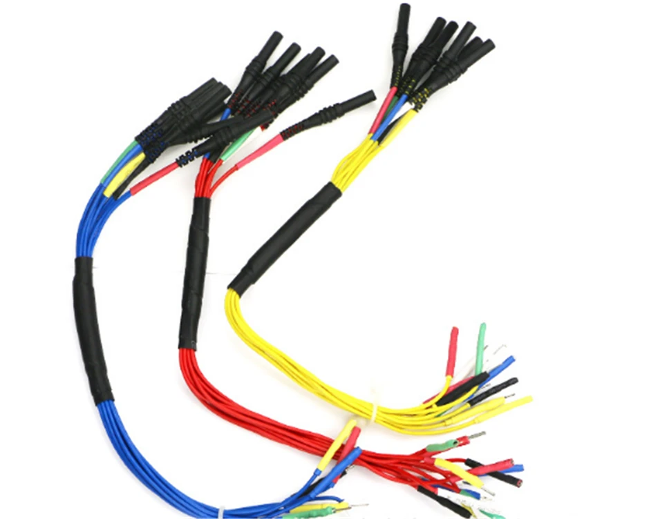 

1pc Hantek 6-Way Universal Breakout Leads Breakout Leads for Automotive Oscilloscope HT306 4 SIZES 0.6 mm/1.5 mm,/2.3 mm/2.8 mm