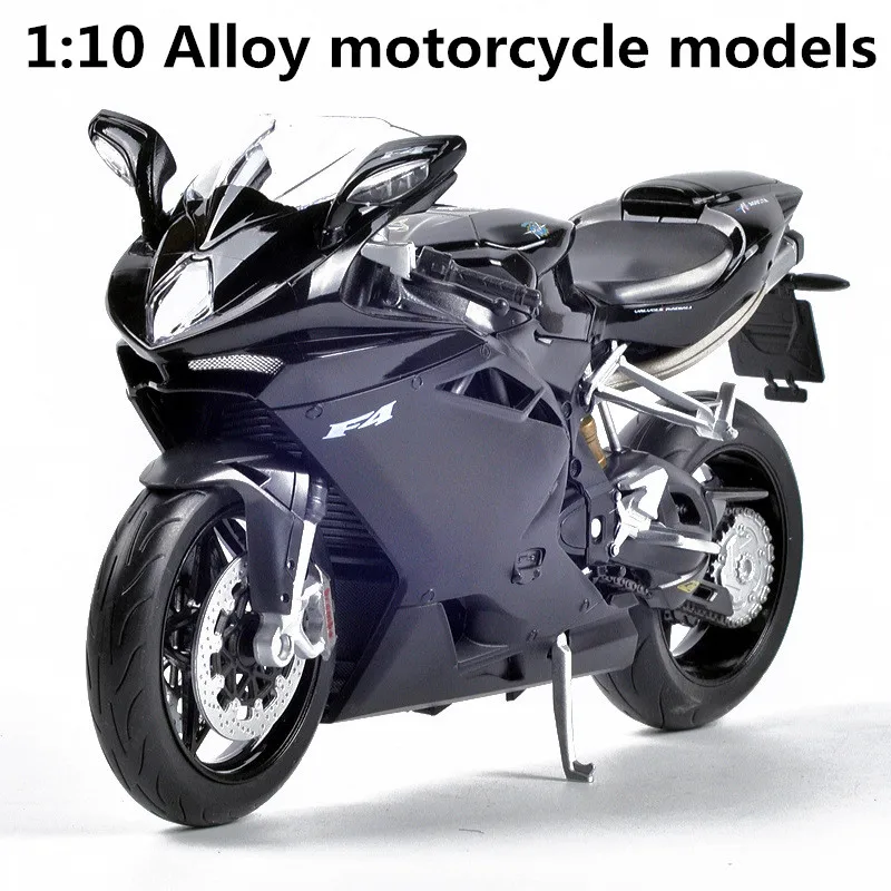 

1:10 Alloy motorcycle models,high simulation metal casting motorcycle toys, Agusta f4 rally Road Racing,free shipping
