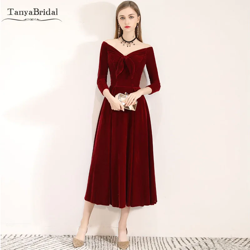 red velvet bridesmaid dresses