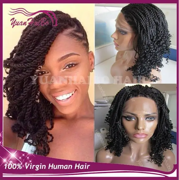 Best Selling 1b Black Color Braided Synthetic Hair Afro Kinky