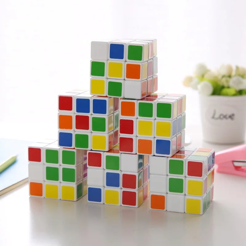 

Children's magic cube puzzle toy third-order intelligence DIY