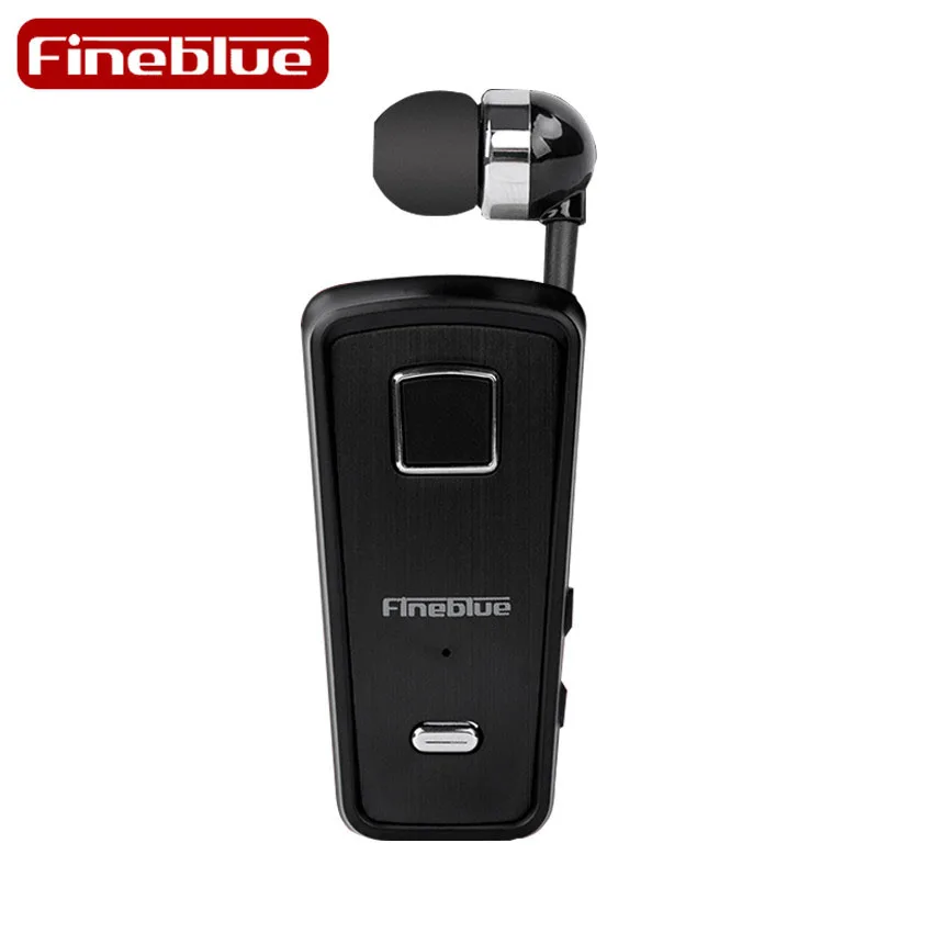 Fineblue F980 Wireless Bluetooth Earphones with Mic Handsfree Earbuds In Ear Headset Calls Remind Vibration Wear Clip Driver
