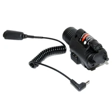 Тактический фонарик M6 BK красный лазер и фонарик с CREE светодиодный для охотничьих винтовок