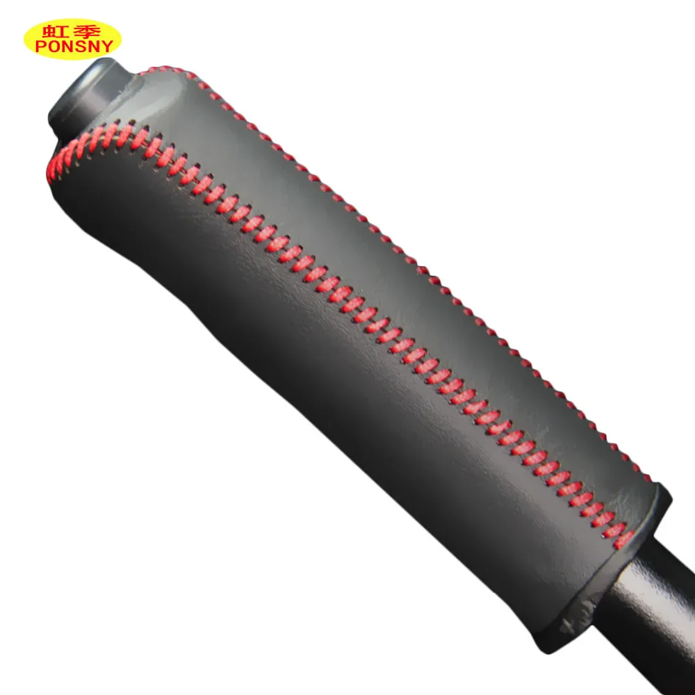 Ponsny Car Genuine Leather Handbrake Covers Case For Benz Smart