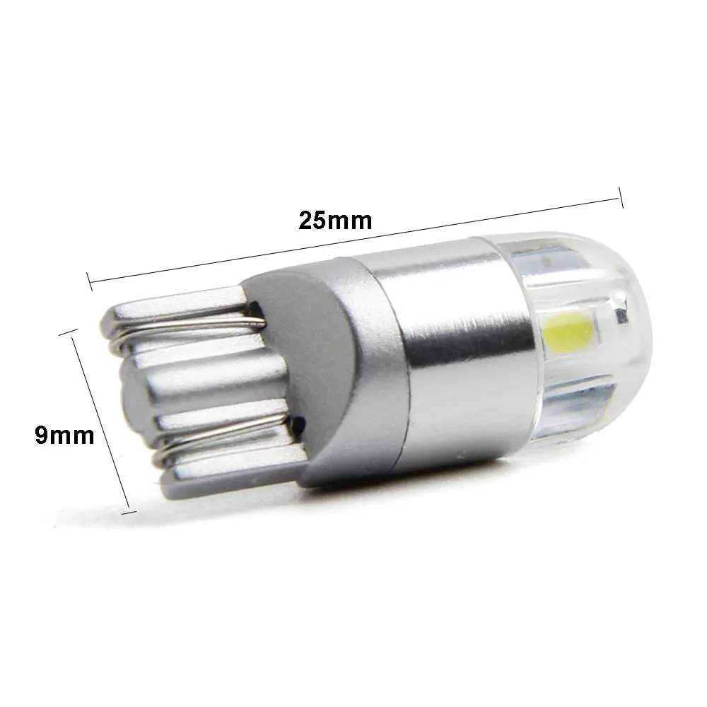 10 шт. автомобильный светильник T10 Светодиодный Маркер 2SMD 3030 W5W WY5W 192 168 501 задний