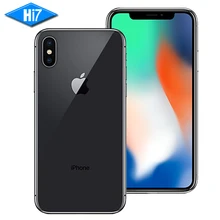New Original Apple iphone X 64GB/256GB ROM 3GB RAM Face ID 12MP 5.8 inch 2716mAh Hexa Core iOS 4G LTE Smart Unlock Mobile Phone