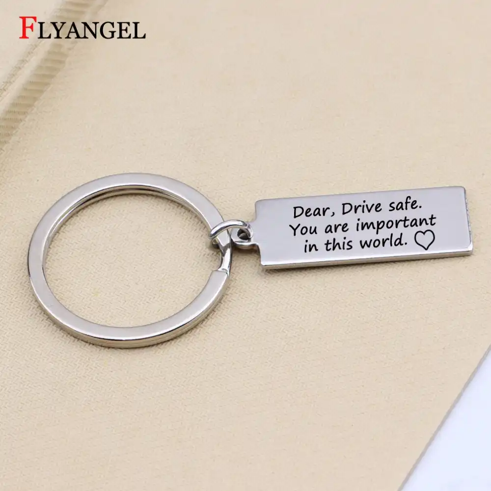 drive safely keychain