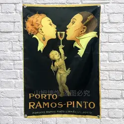 Порту Ramos-Пинто пиво плакат баннеры бар Cafe Hotel тему отделка стен висит Книги по искусству Водонепроницаемый ткань полиэстер Ткань флаги