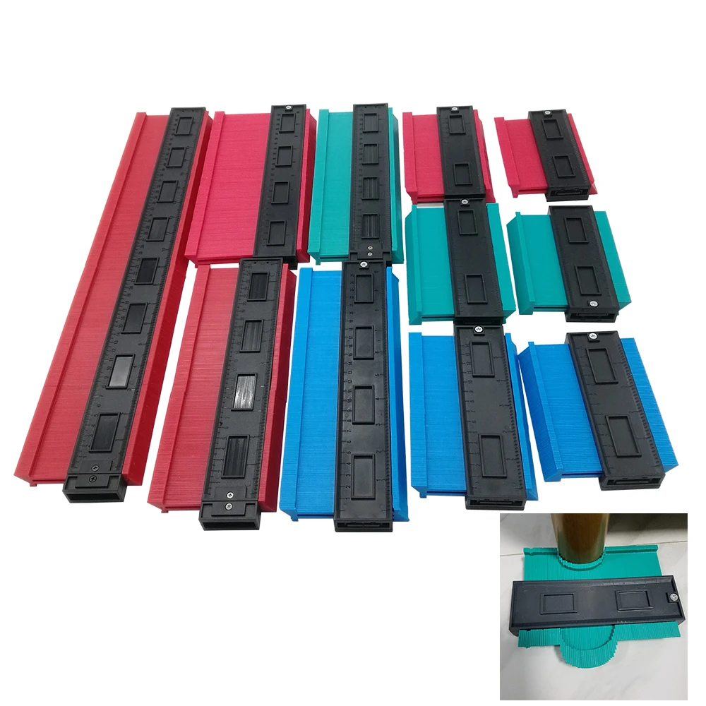 

New Plastic Profile Copy Gauge Contour Gauge Duplicator Standard 5/6/10/20" Wood Marking Tool Tiling Laminate Tiles Tools
