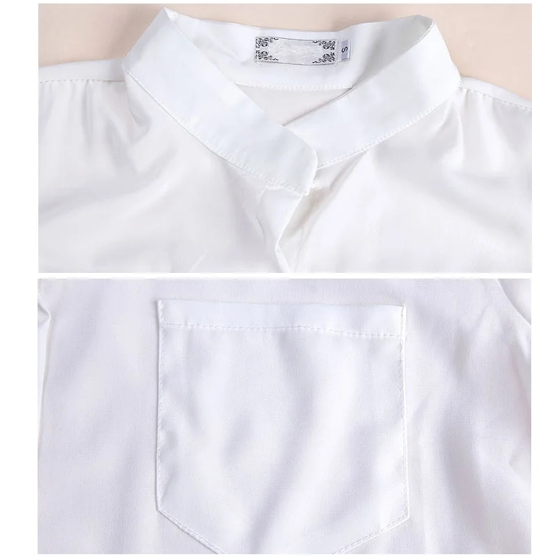 Chiffon Blouse on Model