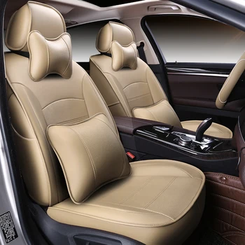 

( Front + Rear ) Special Leather car seat covers For SsangYong Korando Actyon Rexton Chairman Kyron car accessories auto styling