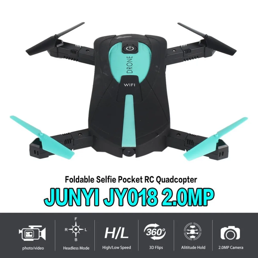 

JY018 Wifi FPV With Camera HD 0.3MP/2.0MP Folding Drone Quadrocopter Bulk Price for Hobby Club RC Helicopter Toys for Children