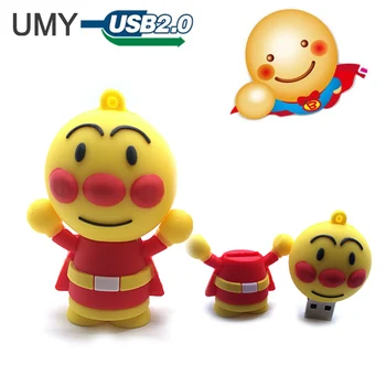 

2018 new design cookies superman usb flash drive 4GB 8GB 16GB 32GB 64GB pen drive memory stick mini computer gift pendrive cle u