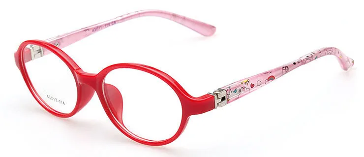 Весной петли ребенка Дети близорукость оправы оптические очки Rx в состоянии - Цвет оправы: Red