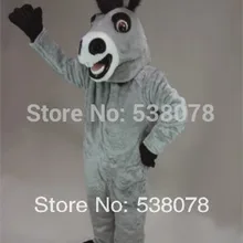 Серый маскарадный костюм осла взрослый размер для Хэллоуина фестиваль для вечеринки te Fit костюм кунг-фу панды EMS отправка SW930