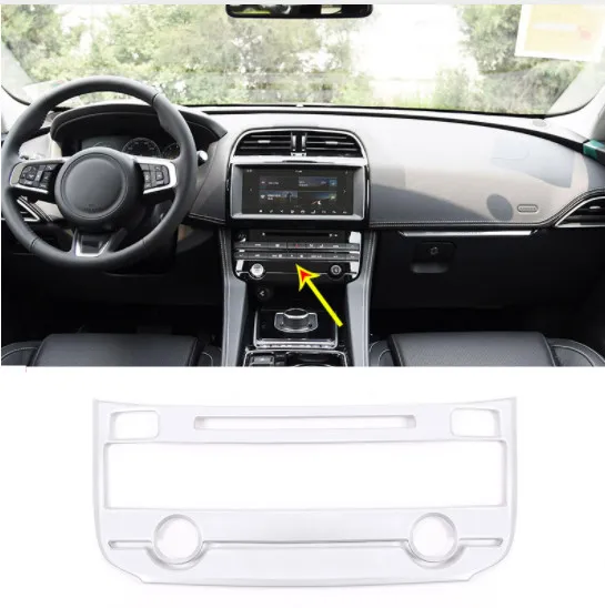 

ABS Matte Central Control Mode Button Frame Trim For Jaguar XF XE XEL XFL F-Pace 2017 Car Accessories