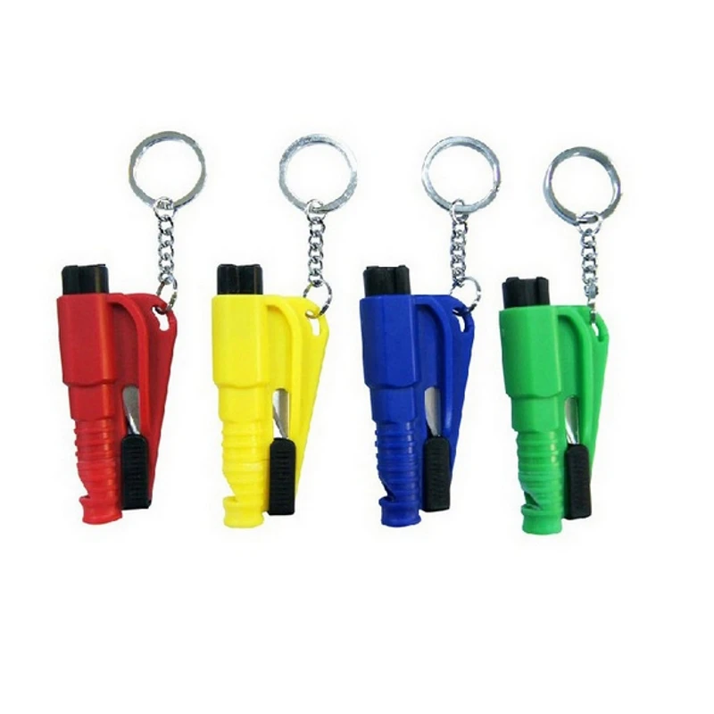 

Mini Safety Hammer Auto Car Window Glass Breaker Seat Belt Cutter Rescue Hammer Car Life-saving Escape Key Rings
