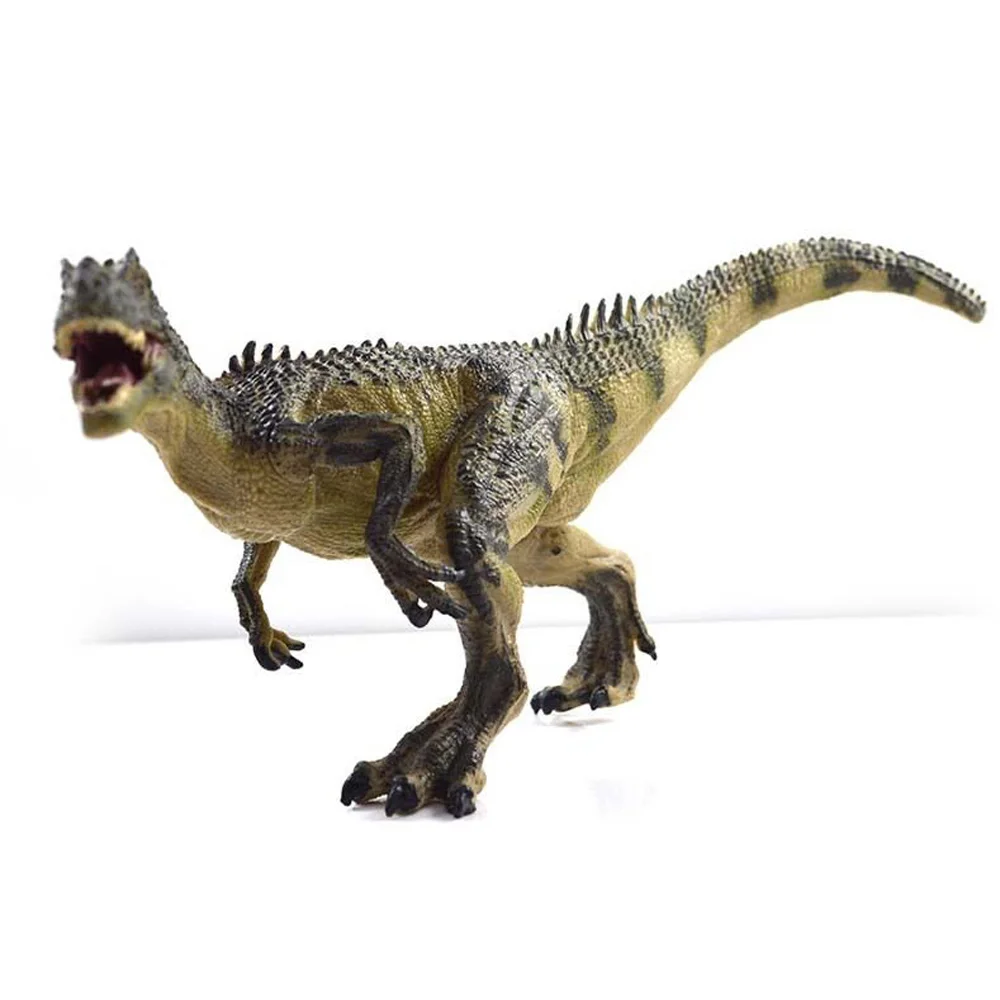 Динозавры Allosaurus фигурка достаринная модель игрушки коллекционный Декор Желтый