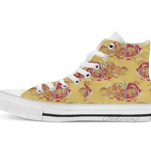 Amarga трава высокие холщовые без каблука Повседневное индивидуальный дизайн обувь Прямая