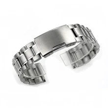 EACHE 18 мм 20 мм 22 мм 24 мм ремешок для часов для мужчин из нержавеющей стали ремешок для часов браслет ремешок для часов с гладкая головка золото серебро