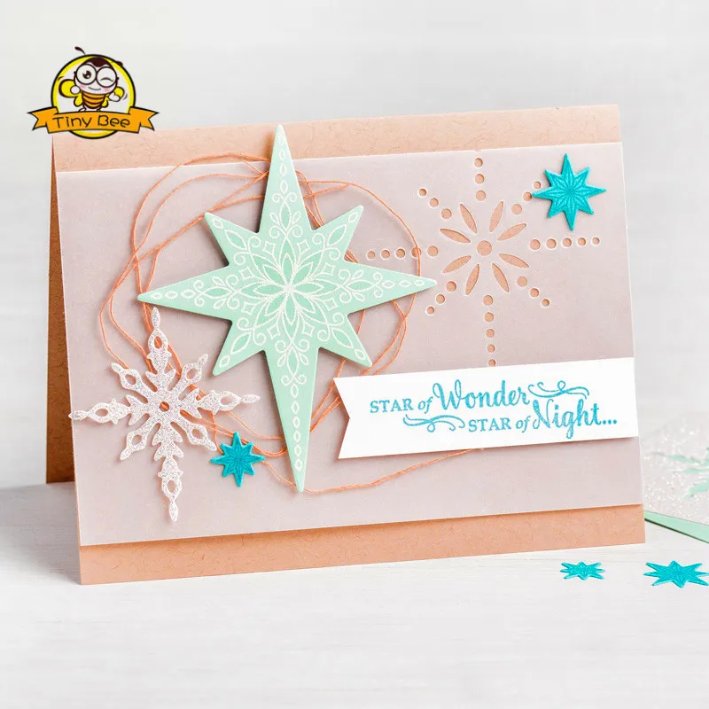 

star Metal Cutting Dies and Stamps SScrapbooking Craft Dies Stencil Album Embossing Card Making Die Cut Dies New 2020