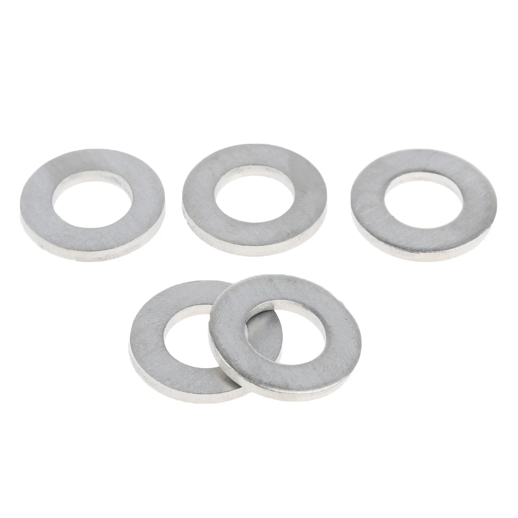 5 Pieces/lot M10 Titanium Alloy Flat Washer Gasket Plain Washer for Screws Bolt
