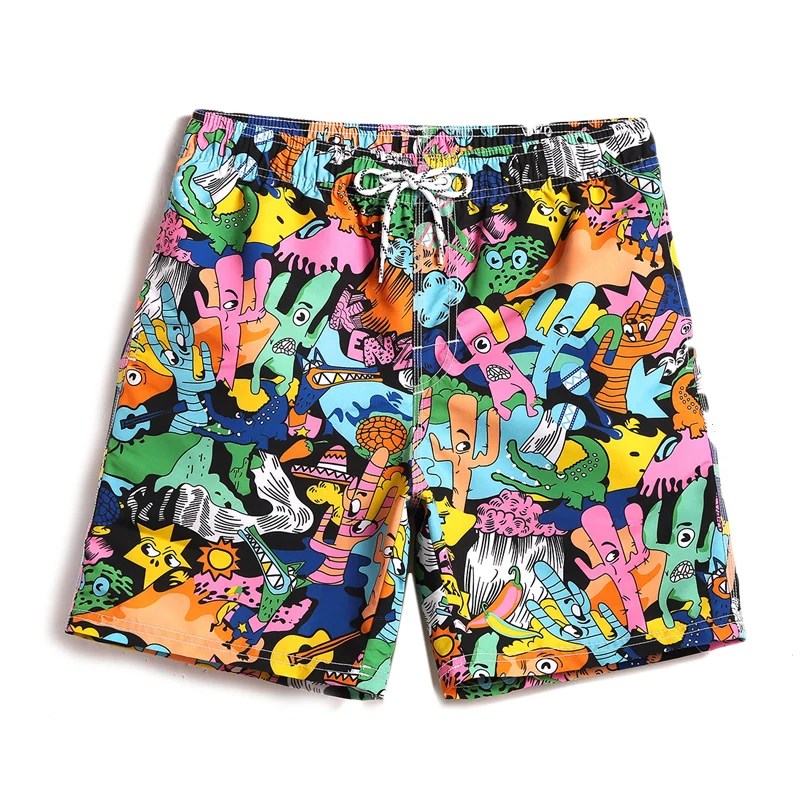 Mens Swim Trunks Doodle Love Heart Black Pattern Beach Board Shorts Mens Swim Trunks Doodle Love Heart Black Pattern Beach Board Shorts
