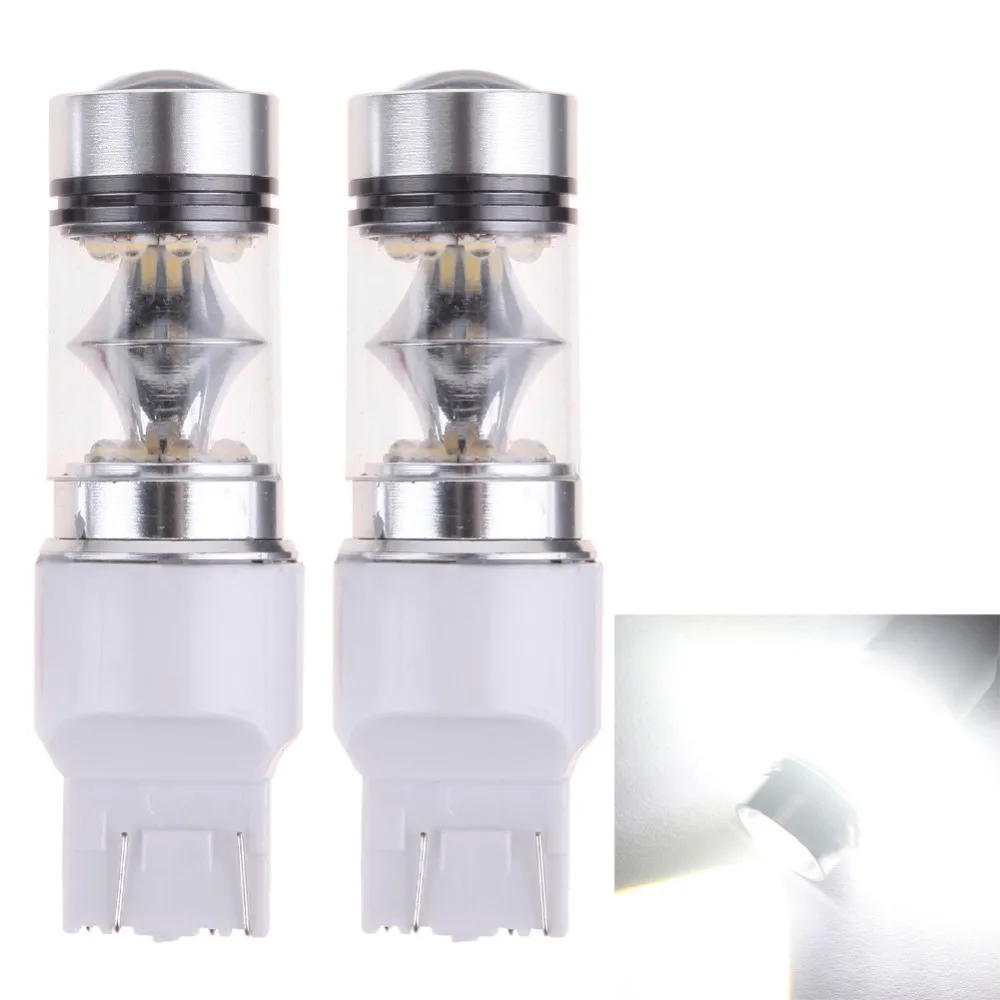 

2Pcs T20 7443 100W 20SMD LED Car Reverse Light Bulb High brightness 1000LM Auto Car Brake Turn Signal Light Car Fog Lamps