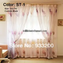 1 шт./лот(Sheer Размер 200 см x 260) готовые "занавес" Home Decor деревенские полу-плотные шторы на окне