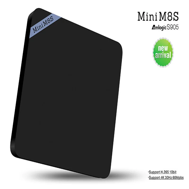 1 шт. МИНИ M8S 2 ГБ 8 s905 Amlogic Android 5.1 Quad ядро поддержка 4 К H.265 BT 4.0 100 Мбит/С LAN 2.4 Г wi fi