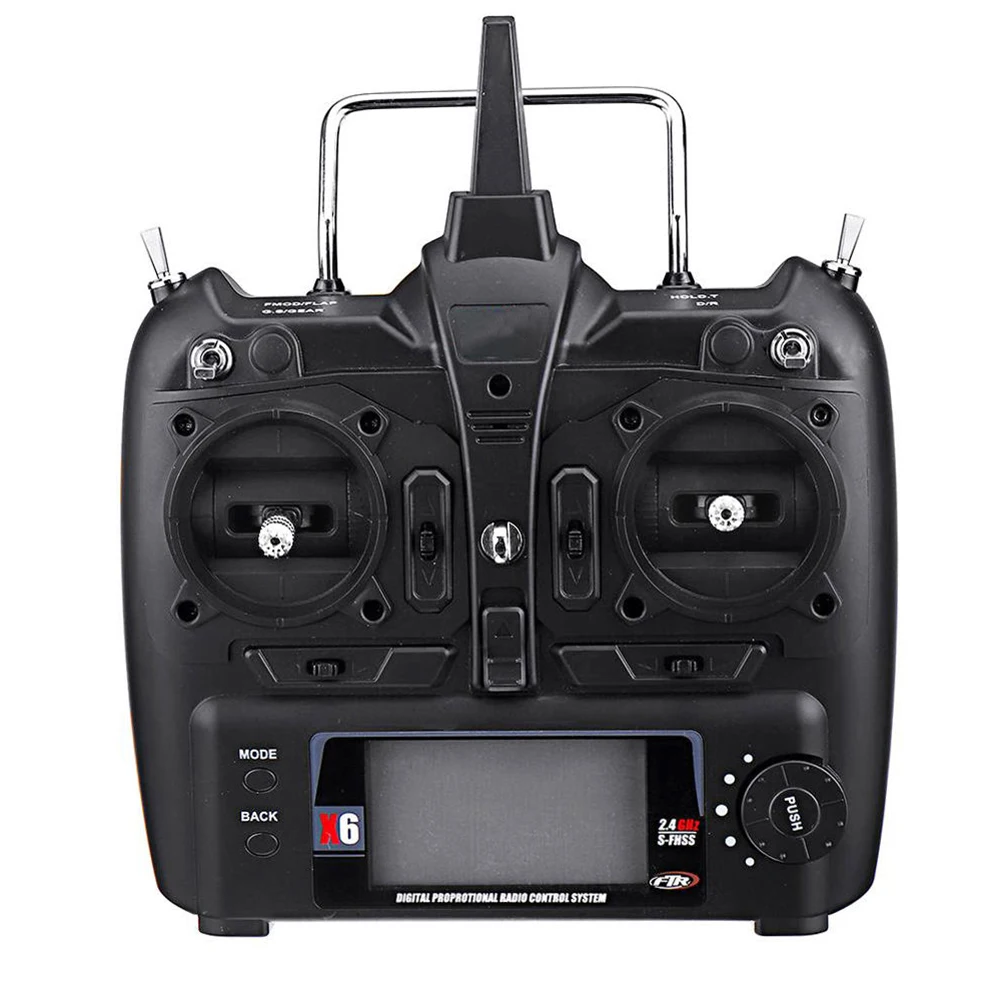 

X6 Flybarless Design Hovering RC Toy Accessories Beginners Aircraft Parts Helicopter Transmitter High Simulation For XK K130