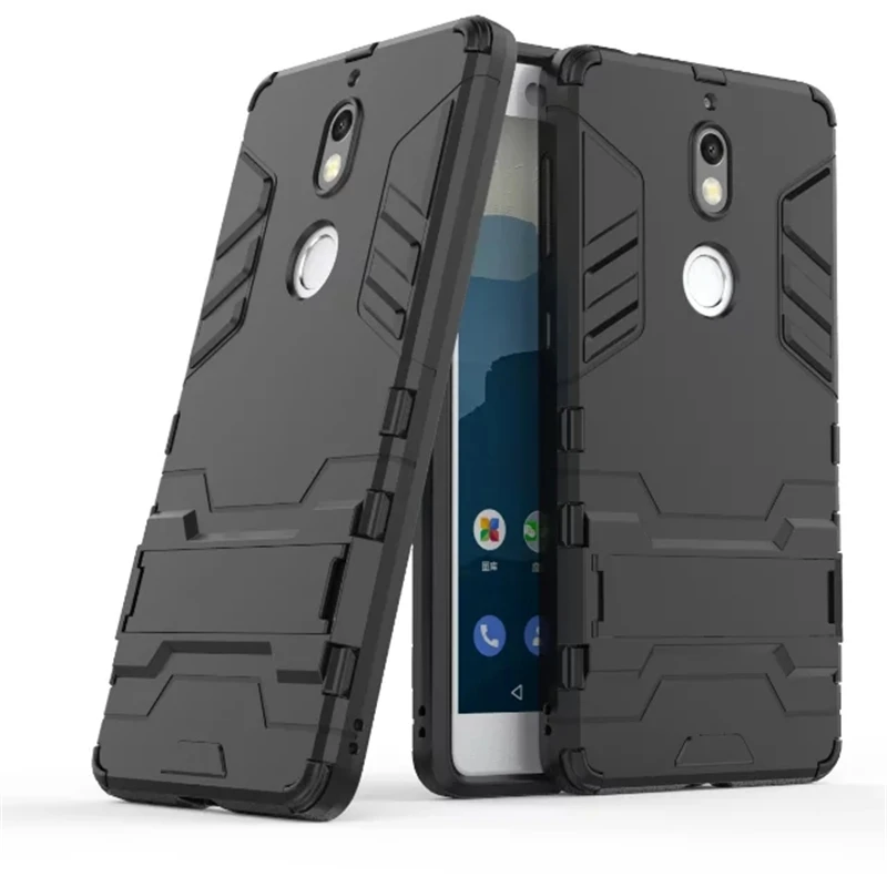 

Shockproof Hard Case For Nokia 7 Nokia7 Case 5.2 inch Anti-knock Mixing Plastic + Silicone Heavy Duty Protective Back Cover