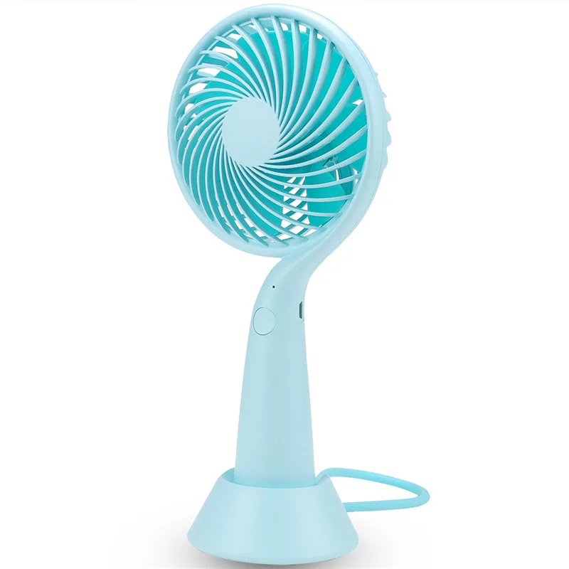 

Mini Handheld Fan Portable Rechargeable Battery Operated Powered Cooling Desktop Electric Fan with Home Office Travel Outdoor