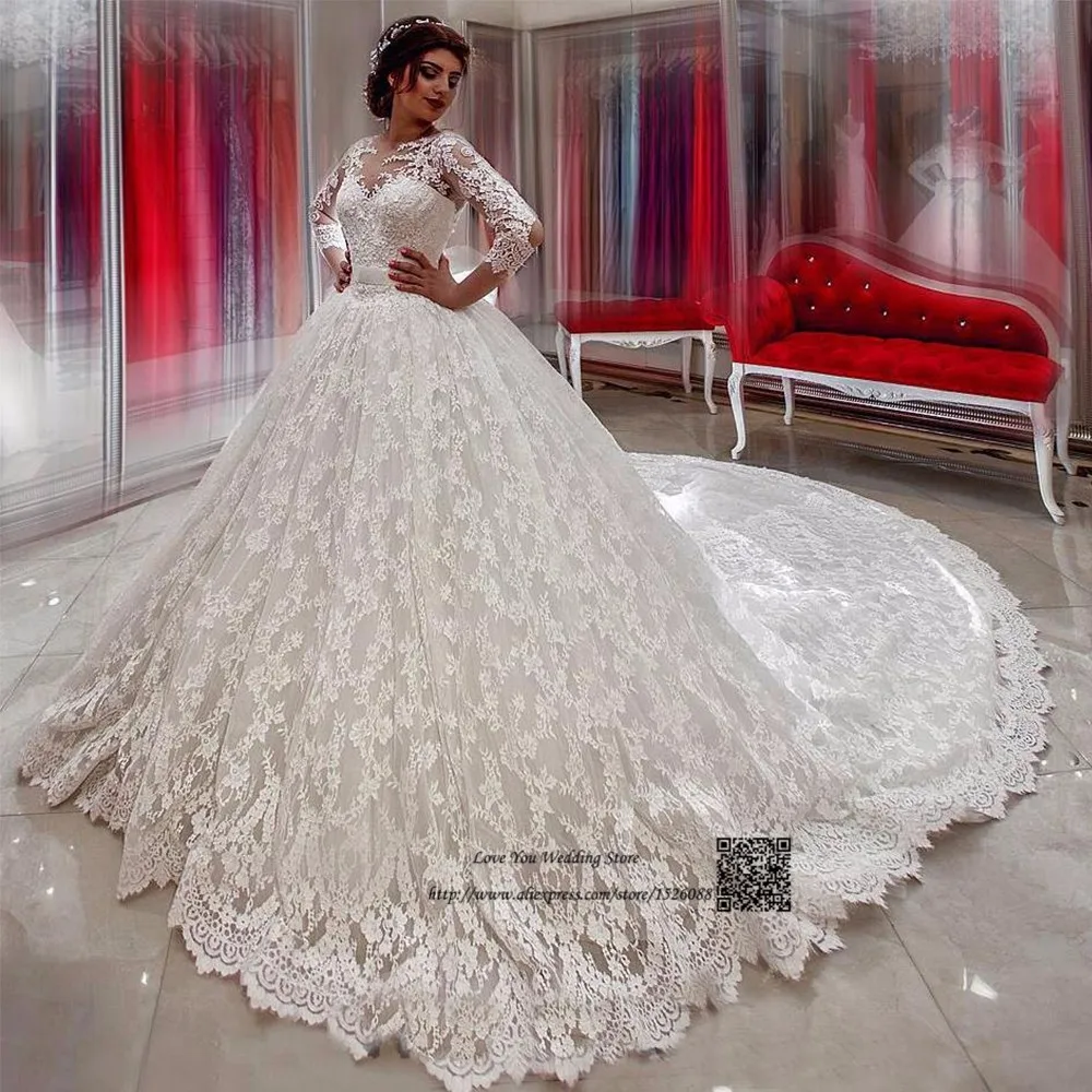 20439 25 De Réductionrobes De Mariée De Luxe Robe De Mariée Arabe Turquie Robe De Mariée En Dentelle Robe De Bal Princesse Robes De Mariée à