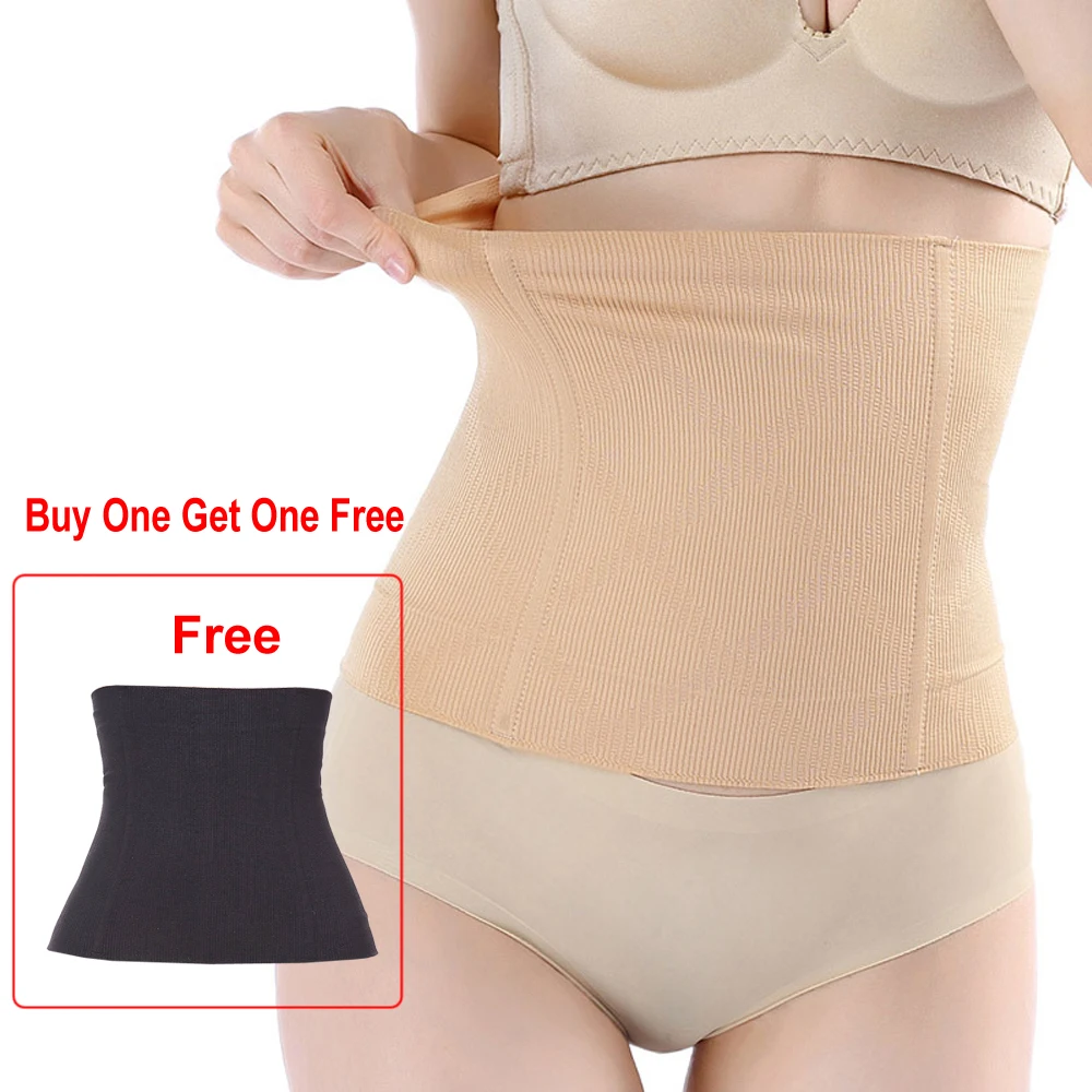 

Women's Waist Cinchers Seamless Waist Trainer Slimming Belt Waist Corset Hot Control Belt for Weight Loss Cincher Body Shaper