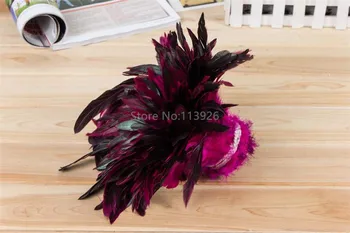 

Free shipping!1 lot Natural pheasant feather 5-8" purple chicken feather plumes for wedding decoration jewelry accessories