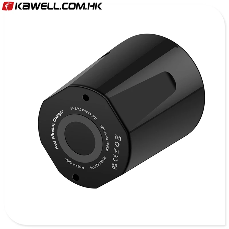 High quality Car Cup Wireless Charger Qi Charging Stand for iPhone 8 X 10 for smart phone USB induction car Charge Holder
