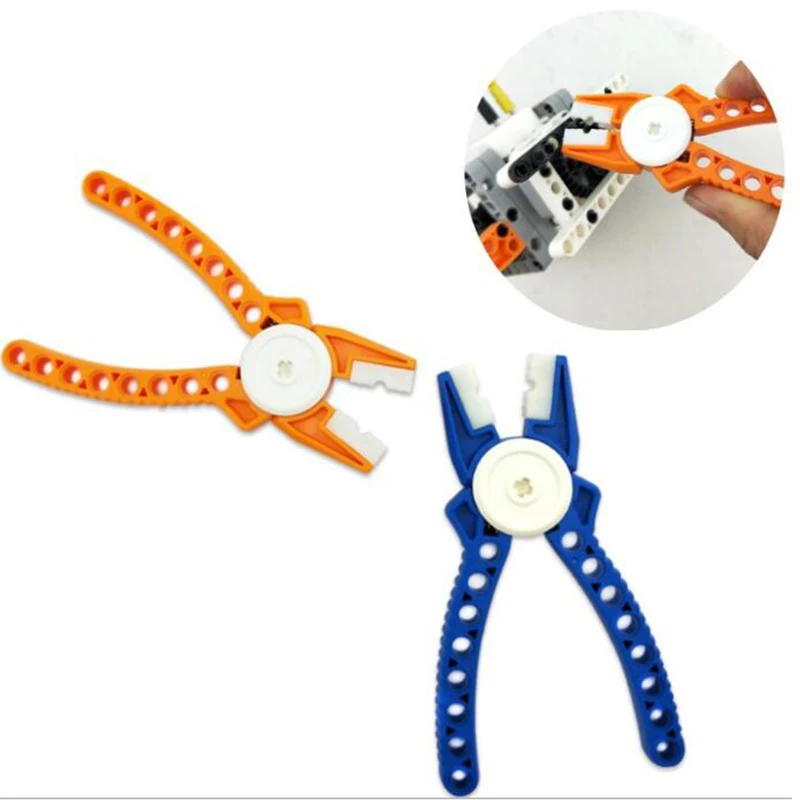 

Banbao Compatible legoed technic series pin pliers tongs tool parts panel pcs blocks building bricks kids toys sets element kits