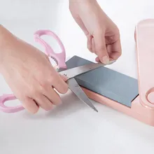 Точилка для ножей зернистая двухсторонняя многофункциональная точильный камень для заточки дома жизни практичные аксессуары ножницы заточка