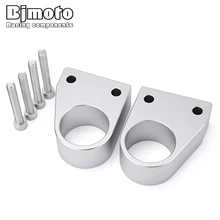BJMOTO Мотоцикл с ЧПУ рукоятка из сплава стояков высота до адаптеры для Honda VFR800 бар крепежные скобы