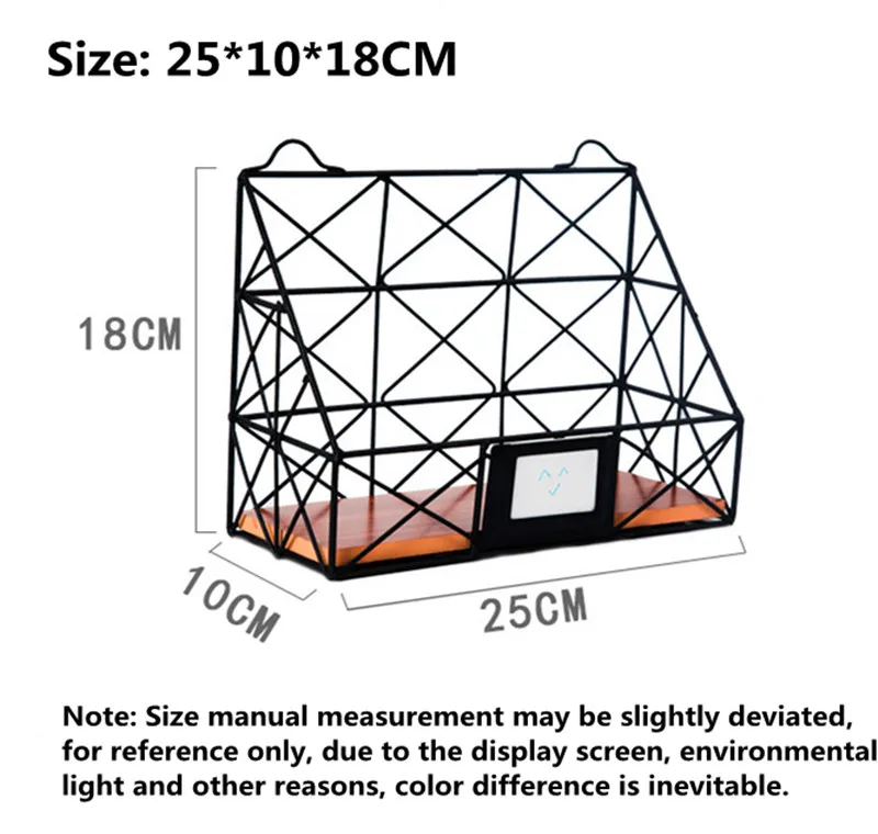 Скандинавские железные настольные сетки файл корзина для хранения многофункциональный Гостиная Офис журнал Sundries еда Органайзер украшение дома