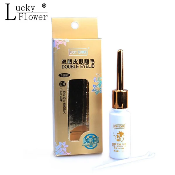 

Professional 12ml Makeup Full Strip Lashes Glue Waterproof False Eyelashes Glue Tools Double Eyelid Glue without irritation