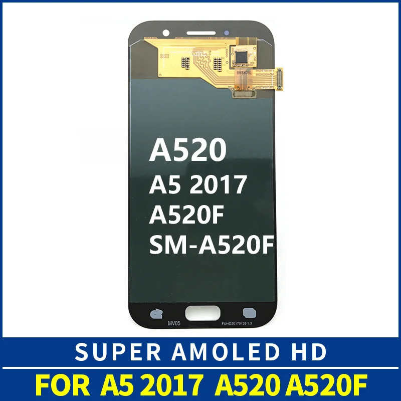 

AMOLED LCD Screen A520 LCD Replacement For Samsung Galaxy A5 2017 A520 A520F A520K LCD Display Touch Screen Digitizer Assembly