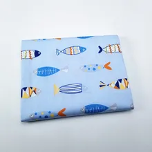 DIY хлопок саржевая ткань для детей домашний текстиль Материал простыня мягкая ткань лоскутное шитье Tecido Baby Beding куклы