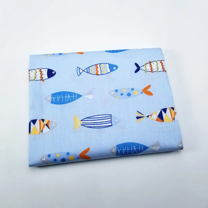 

DIY 100% Cotton Twill Fabric for Child Home Textile Material Bed Sheet Soft Cloth Quilting Patchwork Tecido Baby Beding Dolls