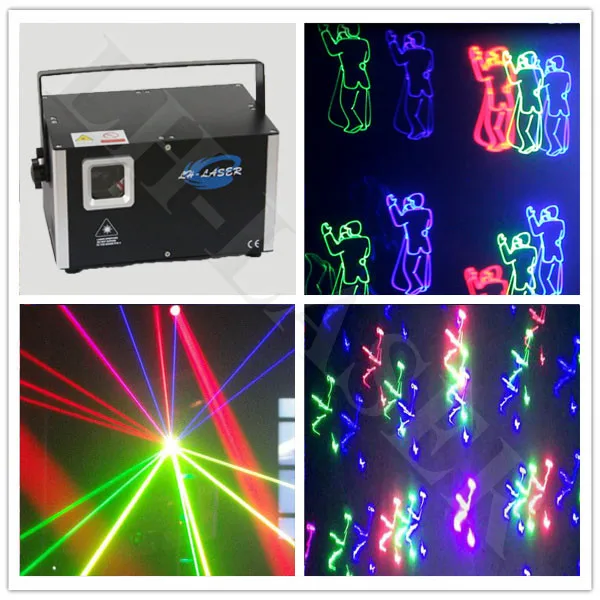

Night club 2.5w rgb full color animation laser light / Christmas Laser Lighting 2.5w rgb laser projector