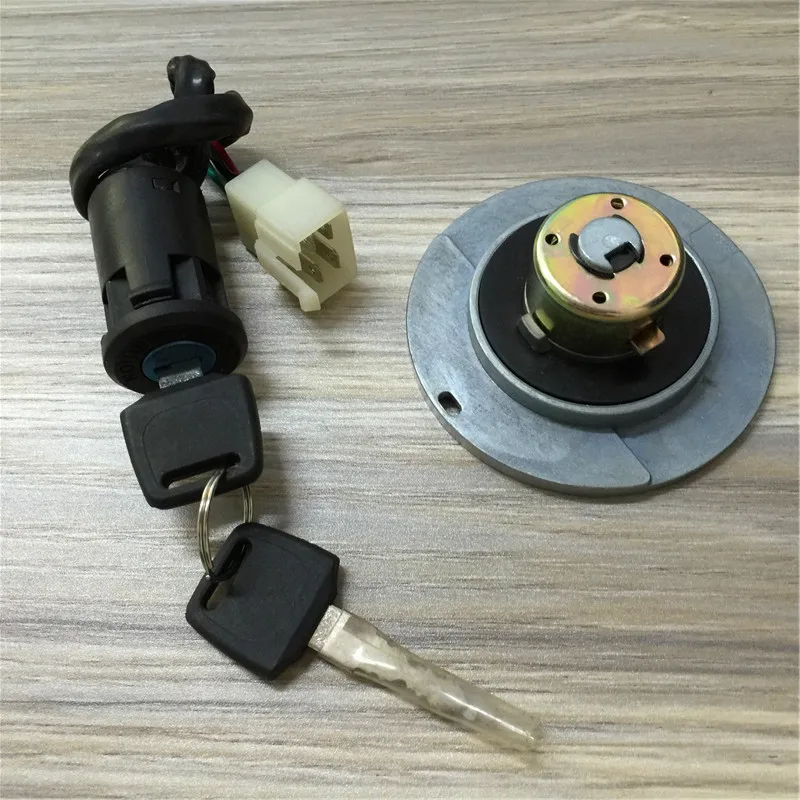 Starpad para Acessórios da Motocicleta para Grandes Tanque de Tanque de Ferro com Chave Bezerros Praia Bloqueio Duplo Aberto um 2 motorcycle tank lock